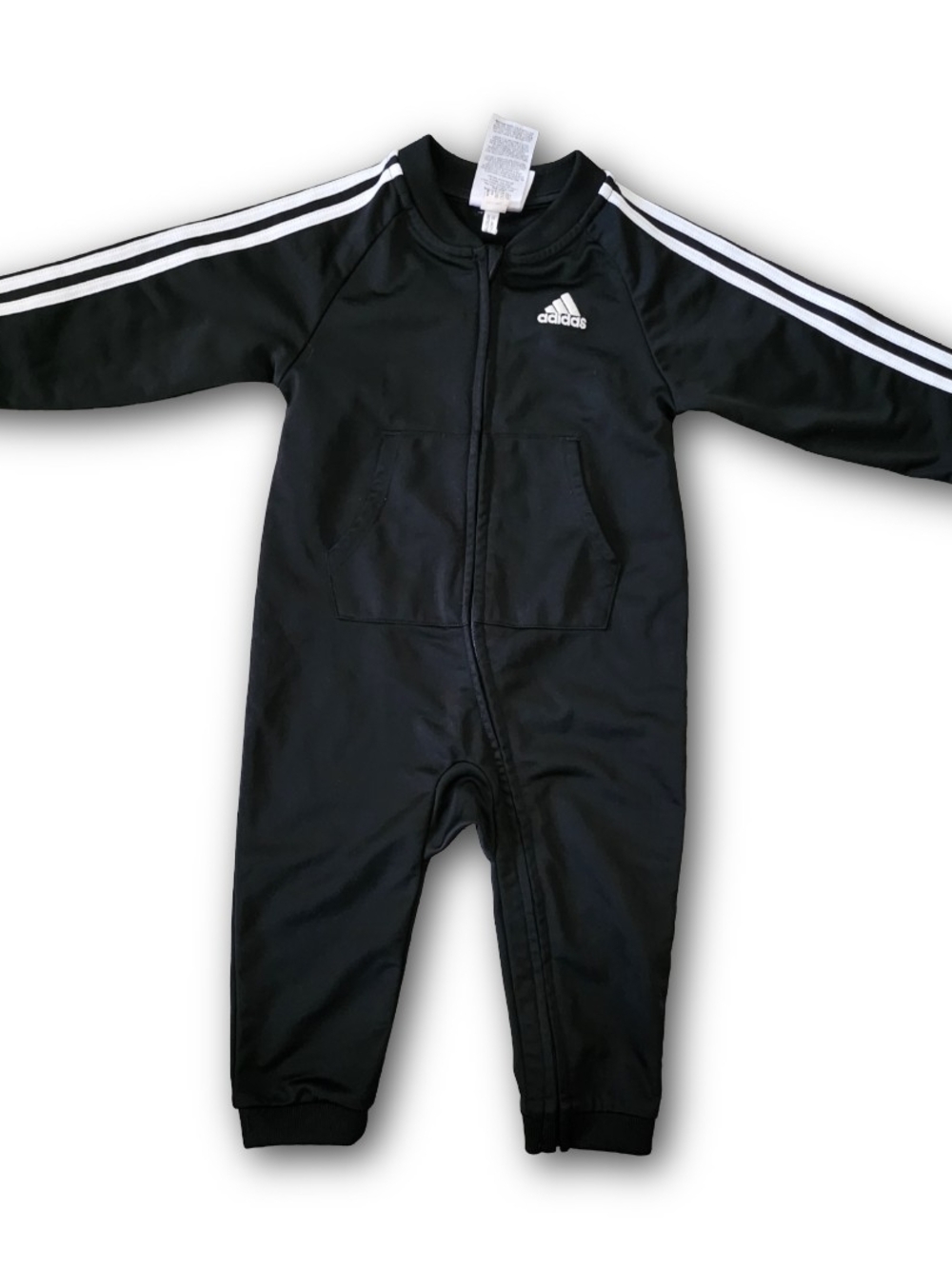 Adidas Baby Boys Tricot 3-Stripe Romper / Tracksuit Onesie